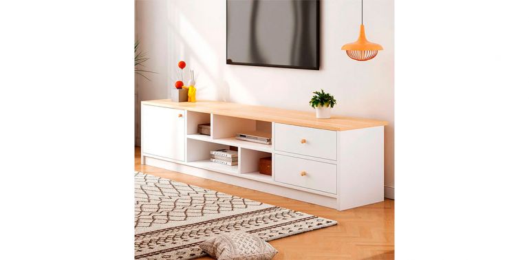 Mesa para TV KYN Blanco